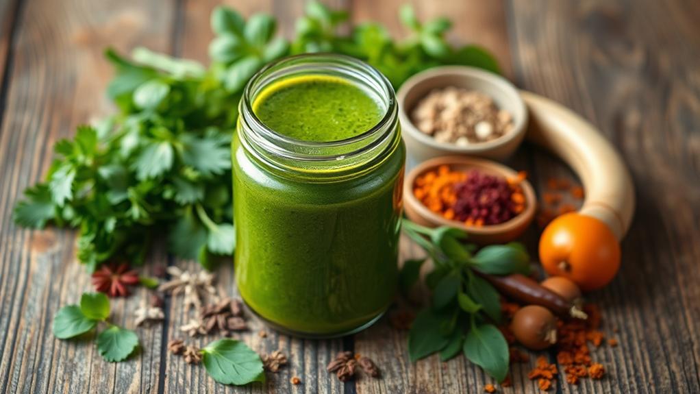 detox smoothie herbal enhancements
