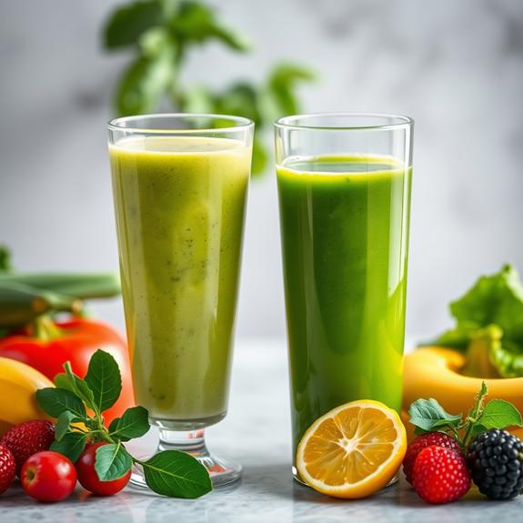 detox smoothies versus juicing