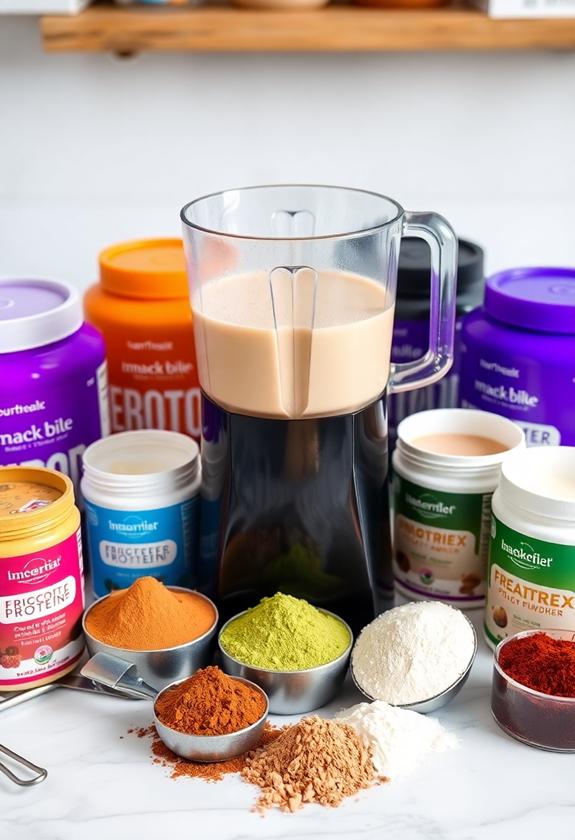 diverse protein supplement choices