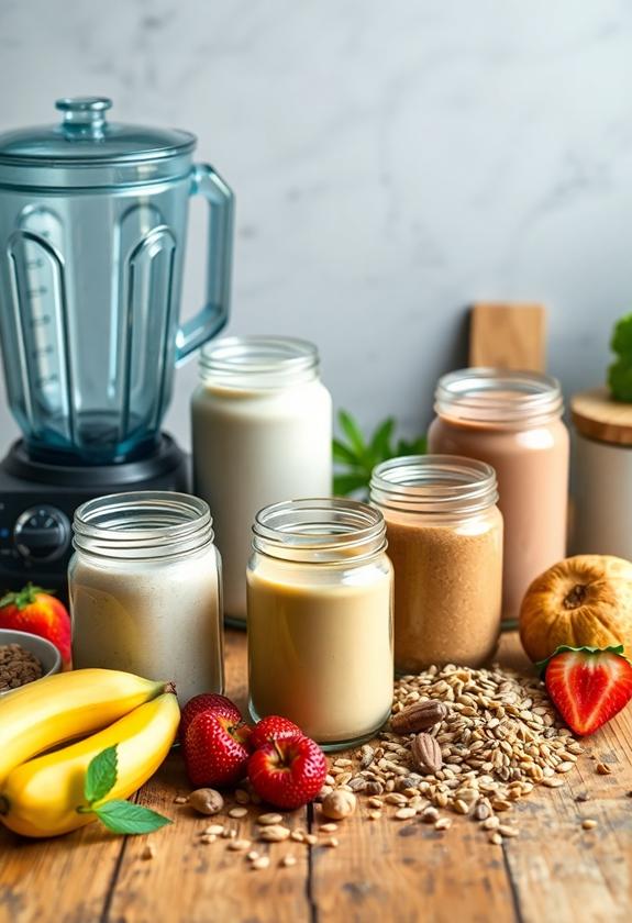 diverse vegan protein sources