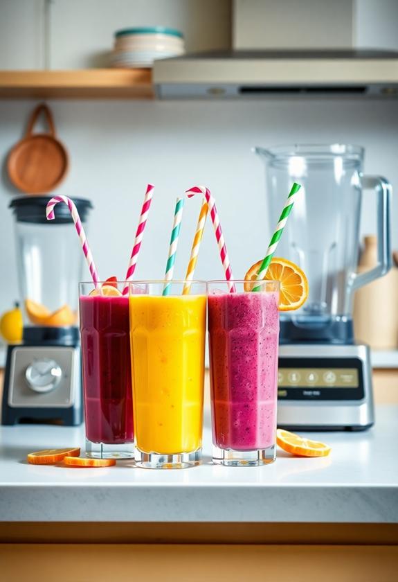 drink creatively with straws