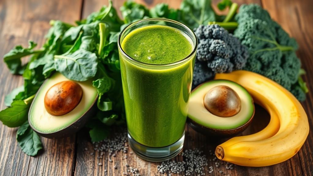 energizing morning green smoothies