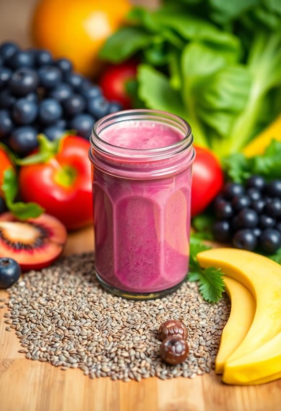 enhancing fiber with seeds