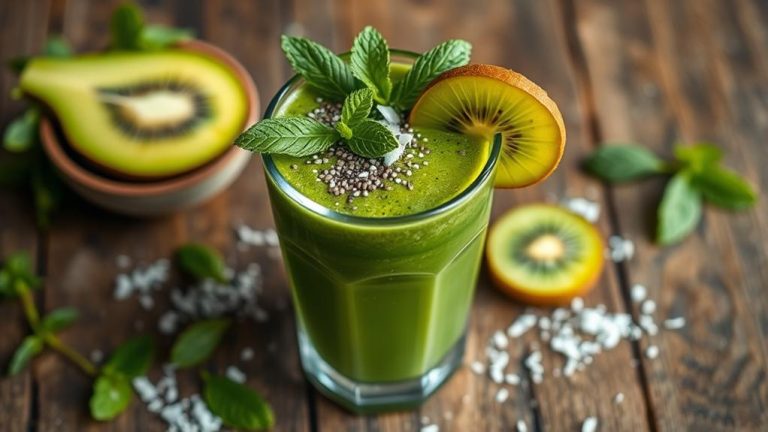enhancing smoothie visual appeal