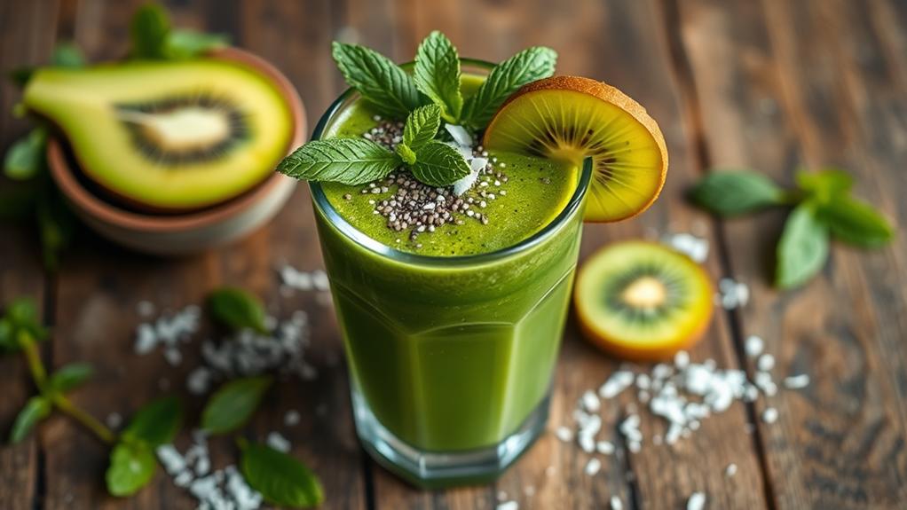 enhancing smoothie visual appeal