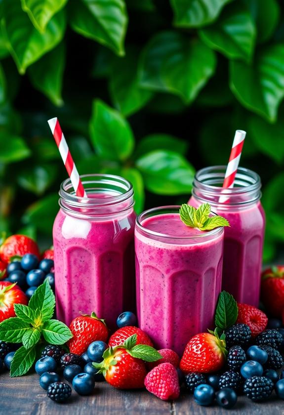essential vitamins from berries
