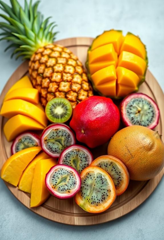 exotic colorful delicious varieties