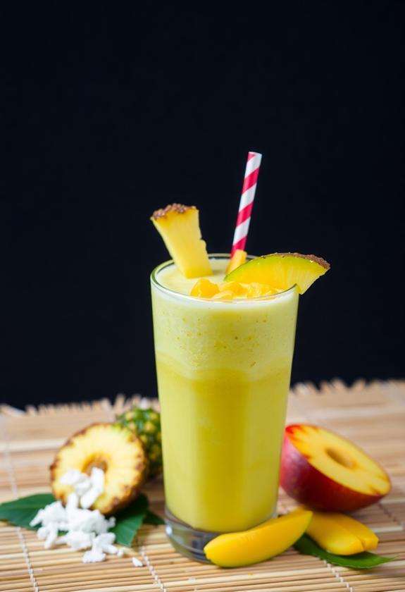 exotic fruit blend beverage