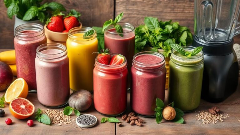 experimenting with superfood smoothies