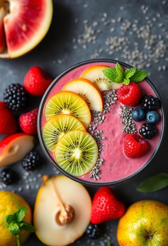 fiber rich fruit options