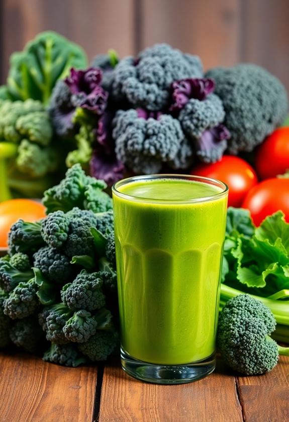 fiber rich vegetable options