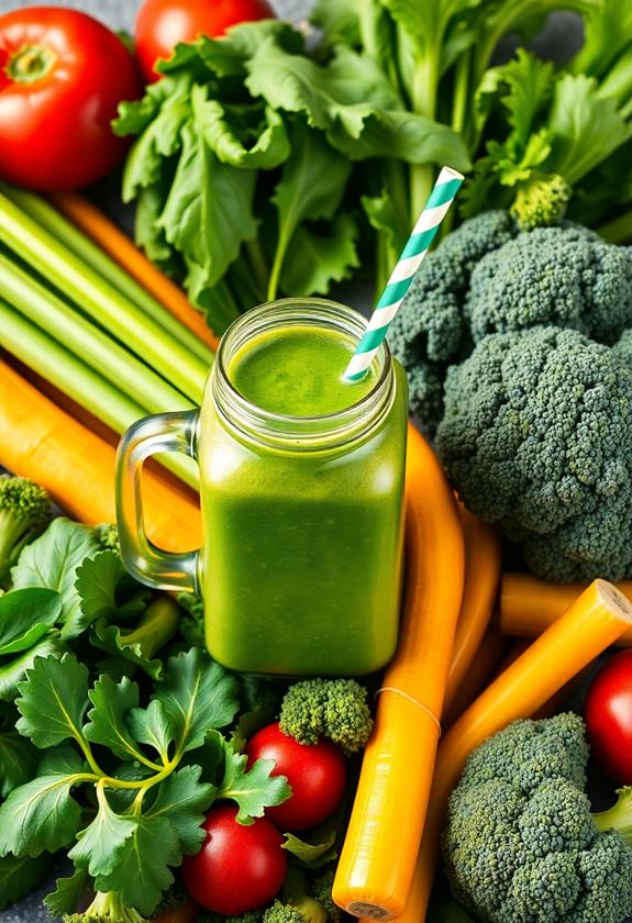 fiber rich vegetables list