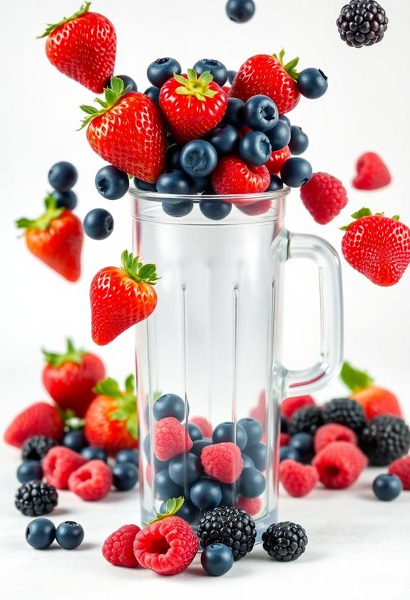 fresh colorful nutritious fruits