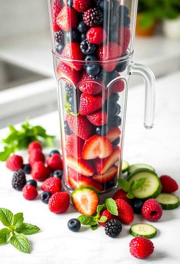 fresh colorful nutritious fruits