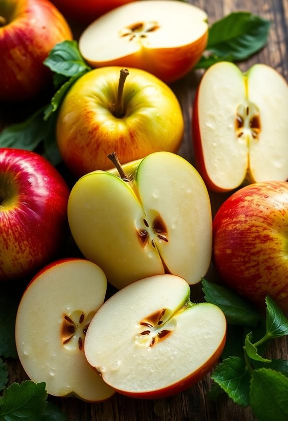 fresh crunchy nutritious fruit