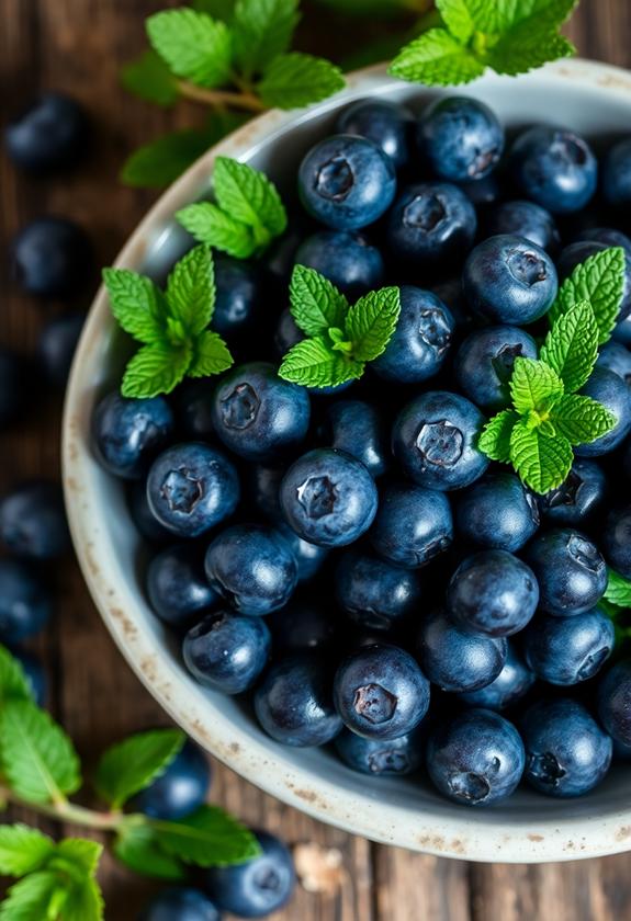 fresh nutritious delicious berries