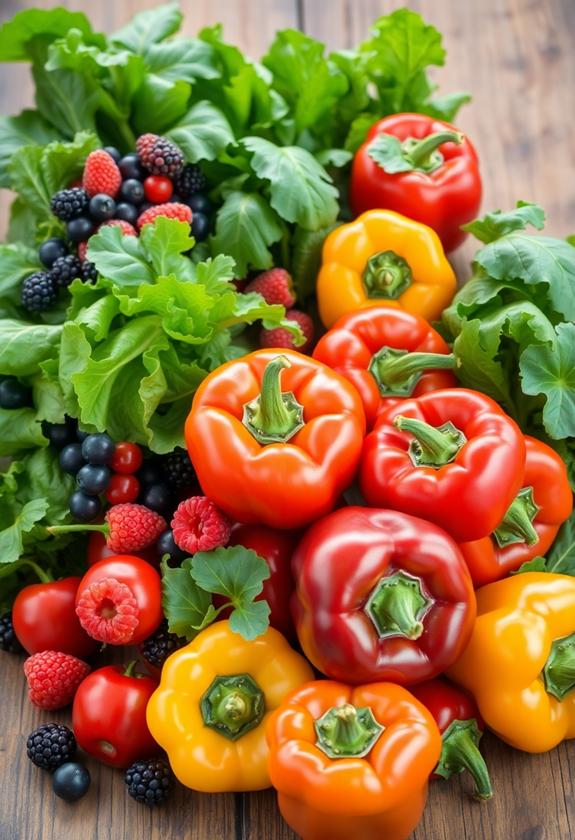 fresh produce selection available