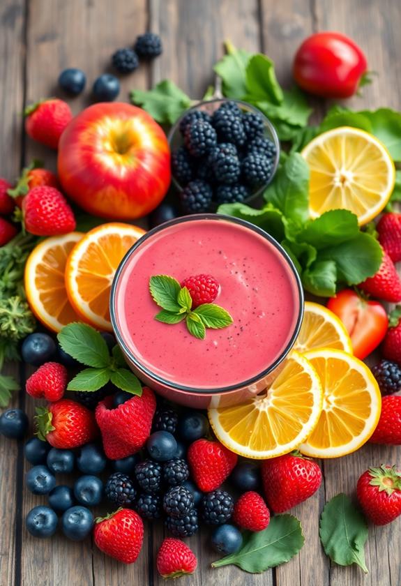 fresh seasonal detox ingredients