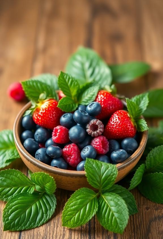 fresh sweet nutritious fruits