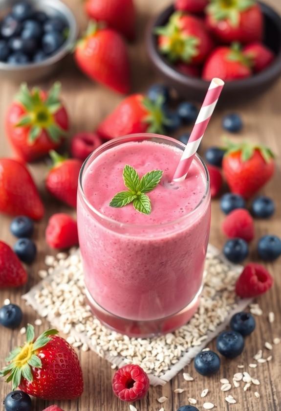 fruitful berry smoothie delight