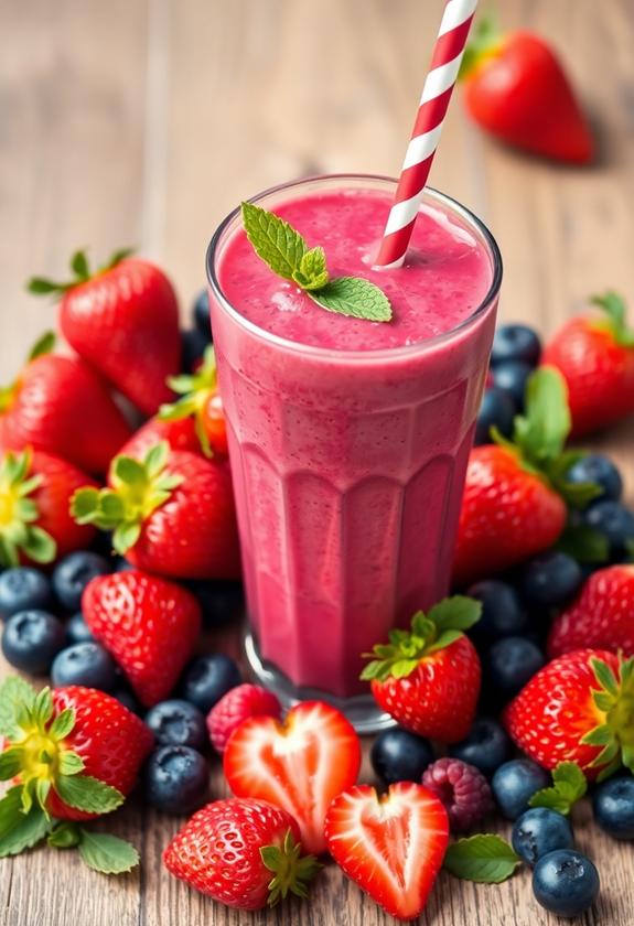 fruity refreshing berry blend