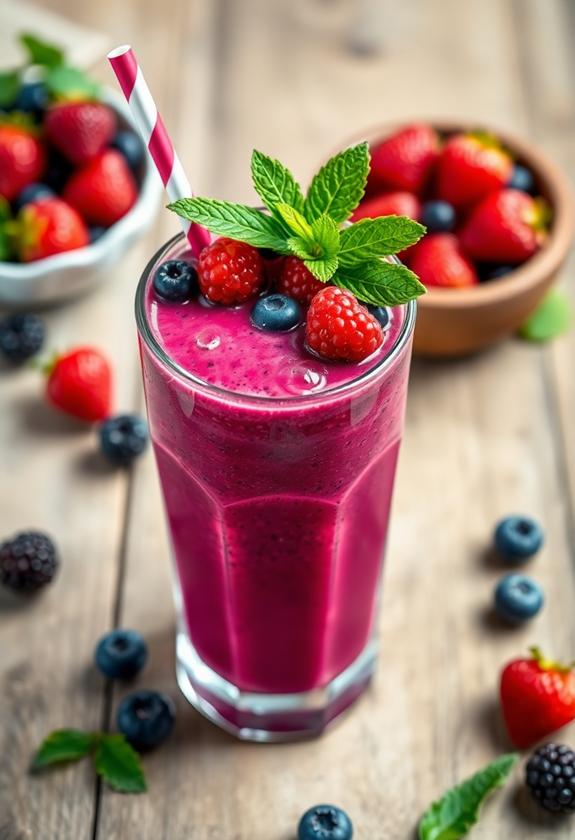 fruity refreshing blended drink