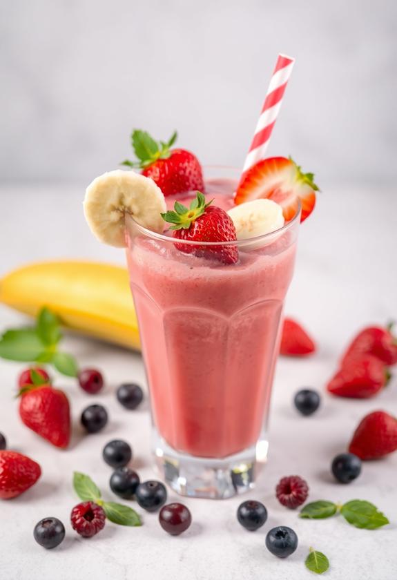 fruity smoothie combination delight