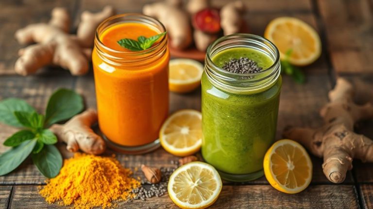 ginger turmeric detox smoothies