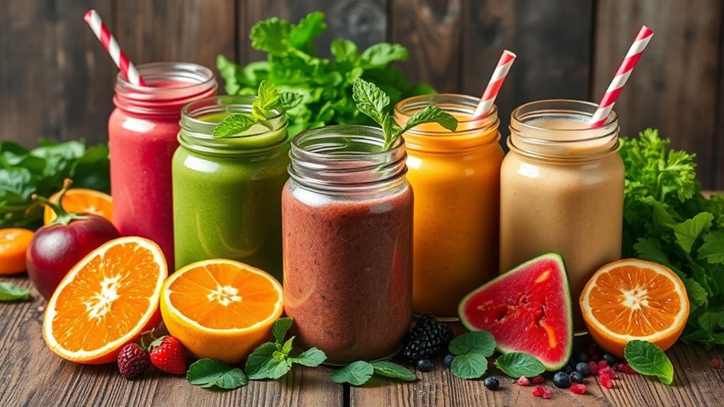 glow with daily detox smoothies