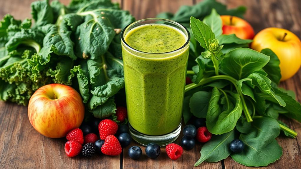 greens to fruit ratio
