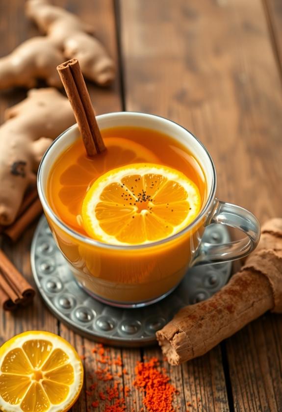 healing turmeric detox beverage
