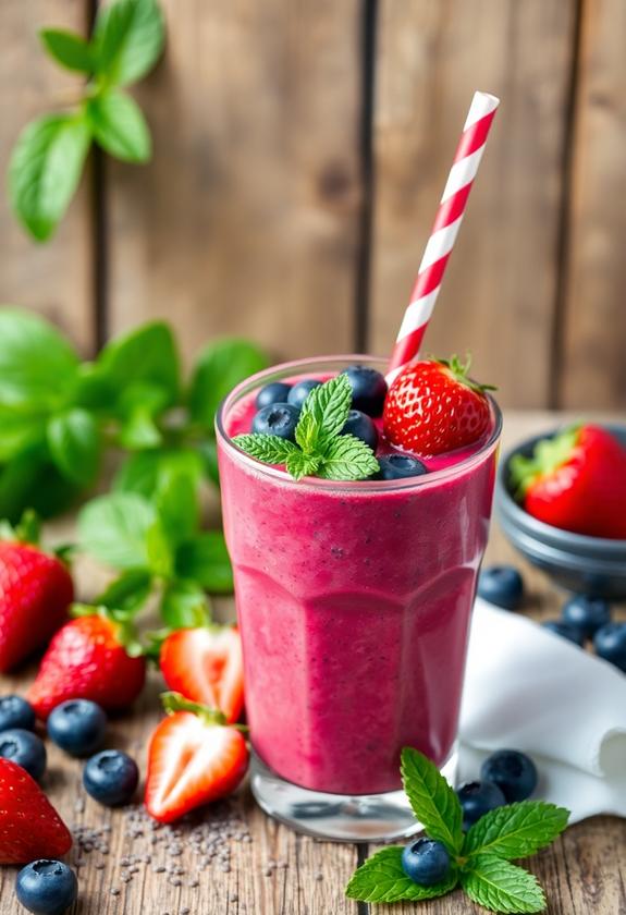 healthy berry boost blend