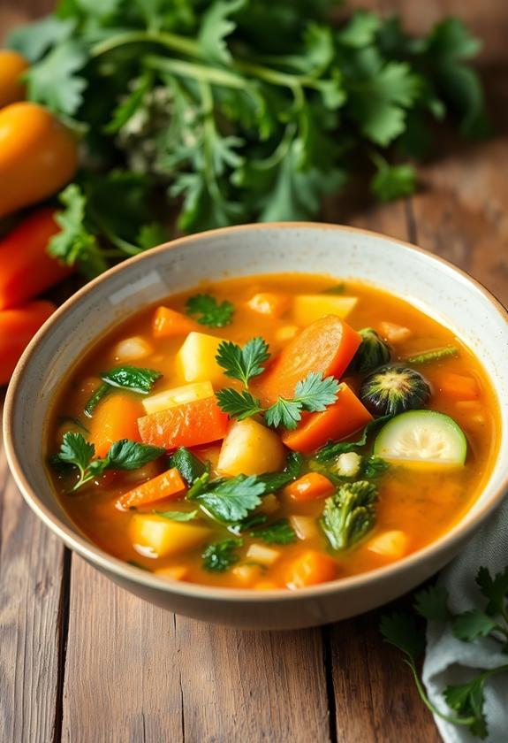 healthy detox vegetable soup