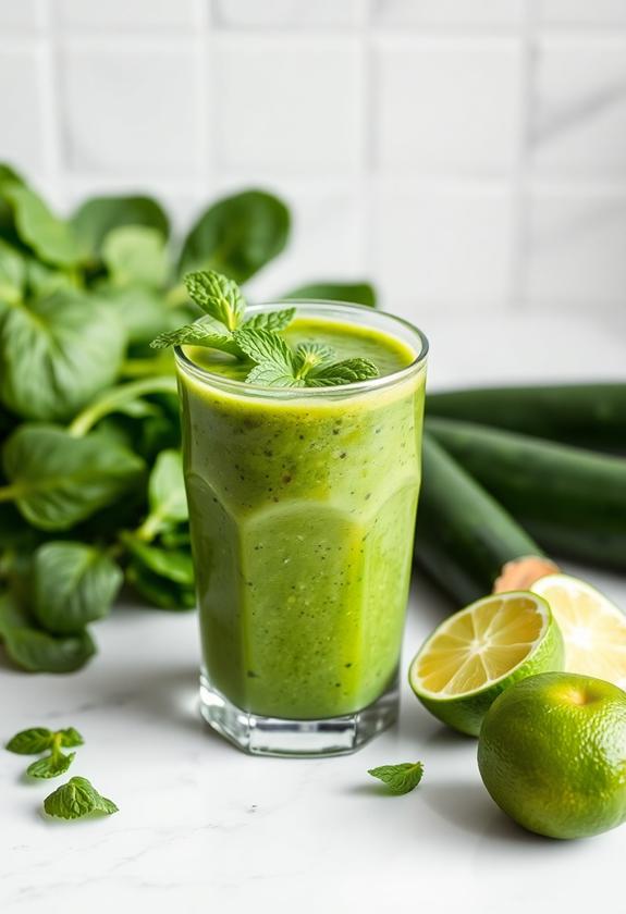 healthy green detox drink