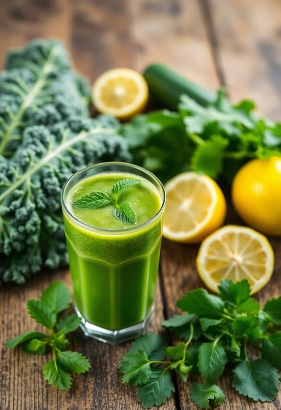 healthy green detox drink