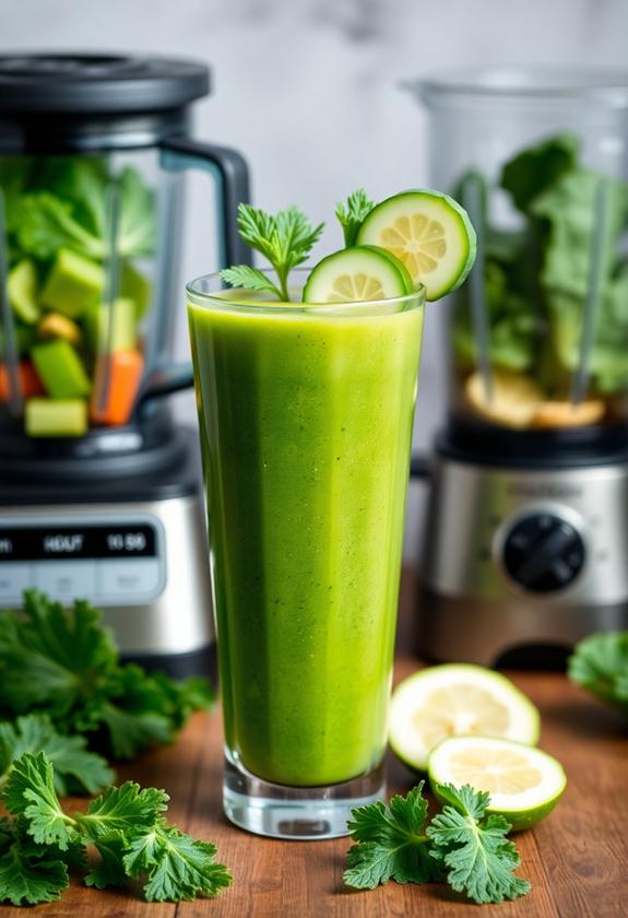 healthy green detox smoothie