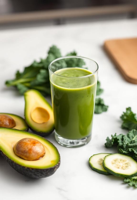 healthy green fruit consumption