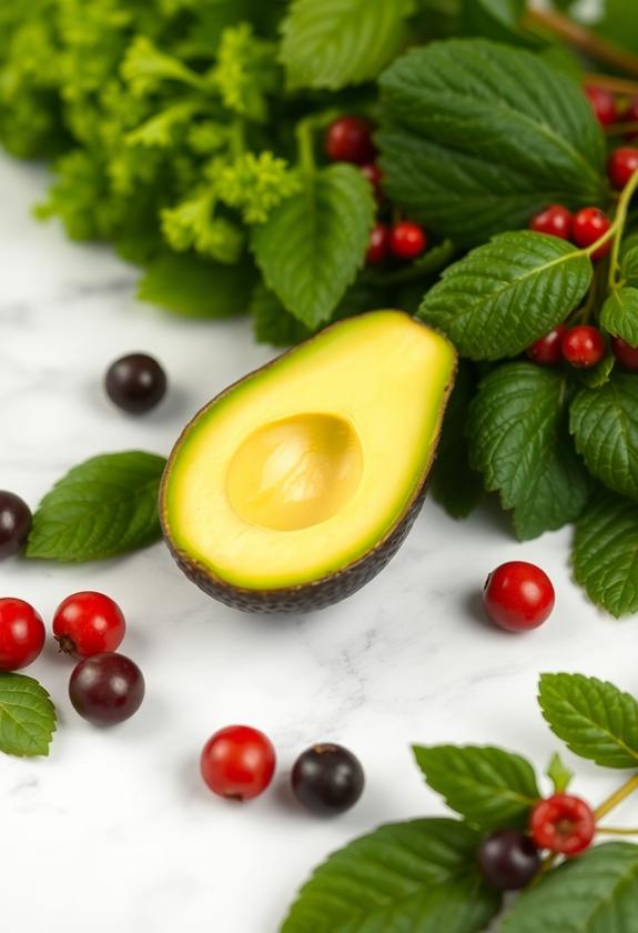 healthy green fruit snack