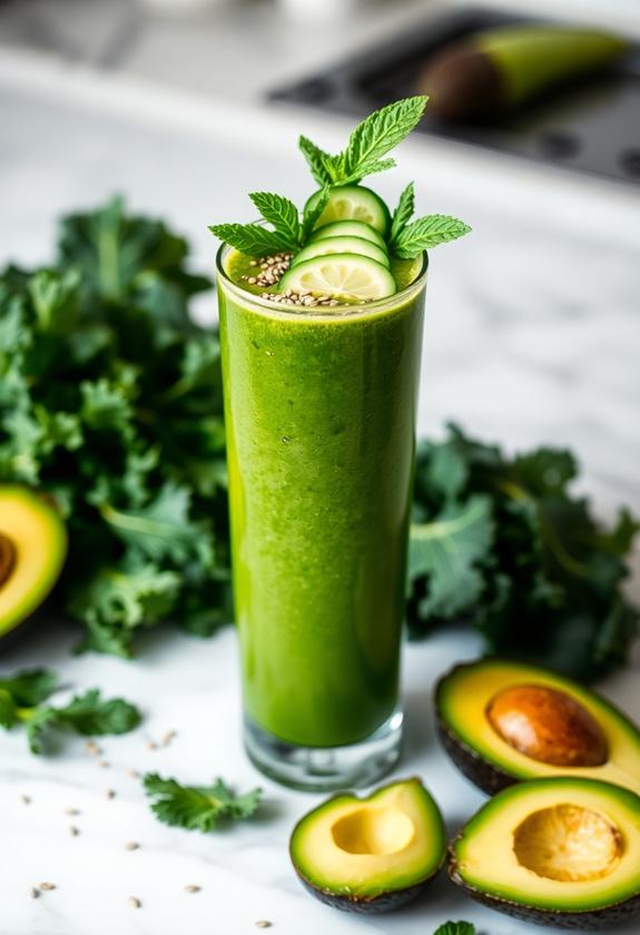 healthy green goddess smoothie