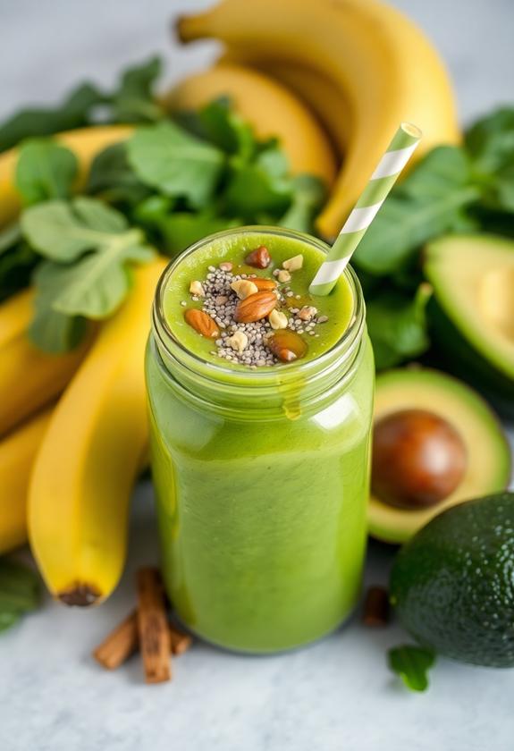 healthy green hulk smoothie
