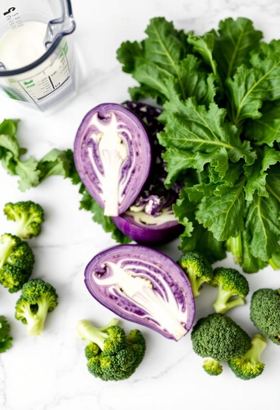 healthy green leafy vegetables