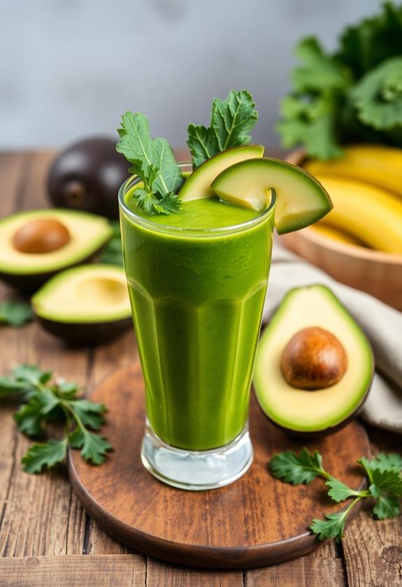 healthy green smoothie blend