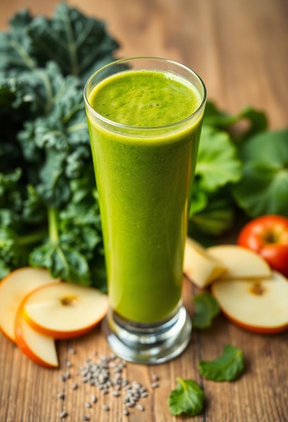 healthy green smoothie blend