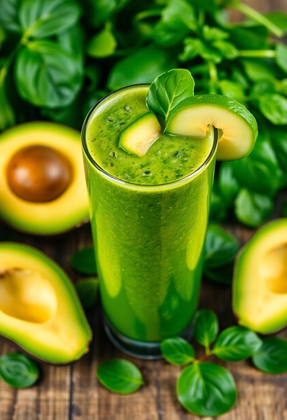 healthy green smoothie boost