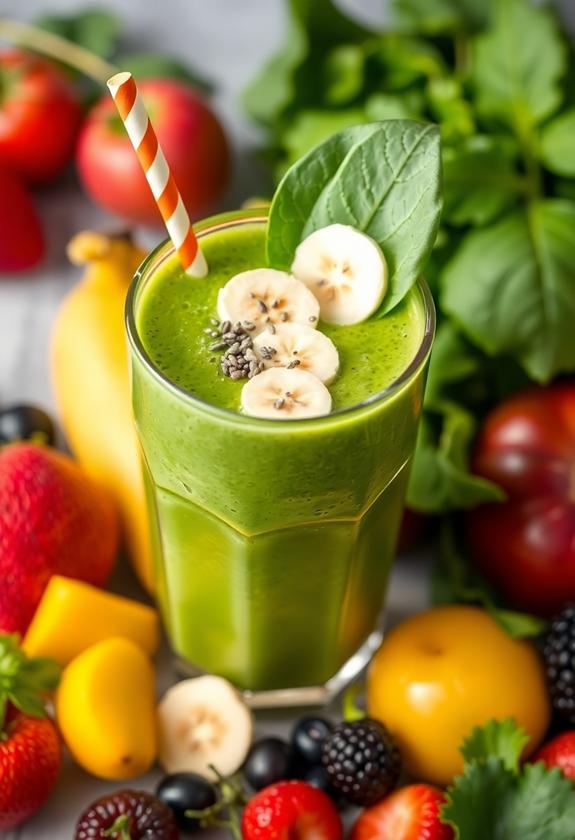 healthy green smoothie recipe