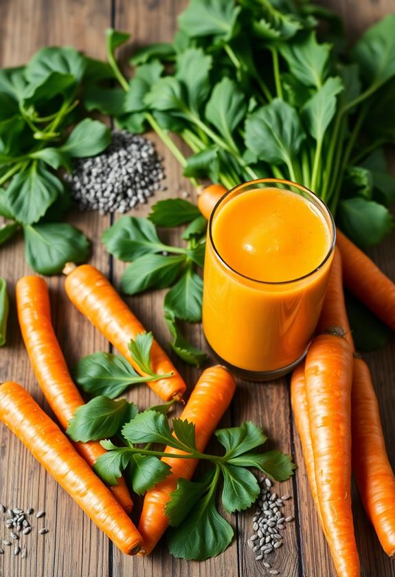 healthy orange root vegetable