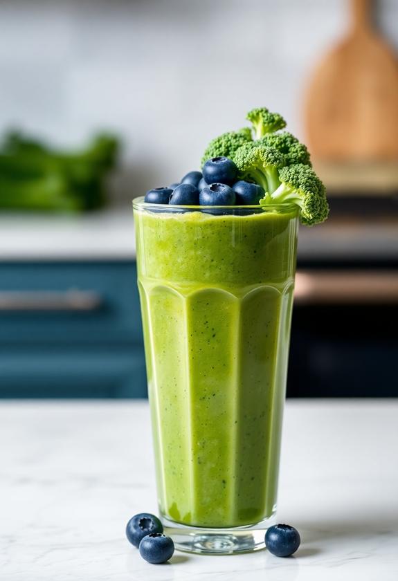 healthy vegetable fruit smoothie