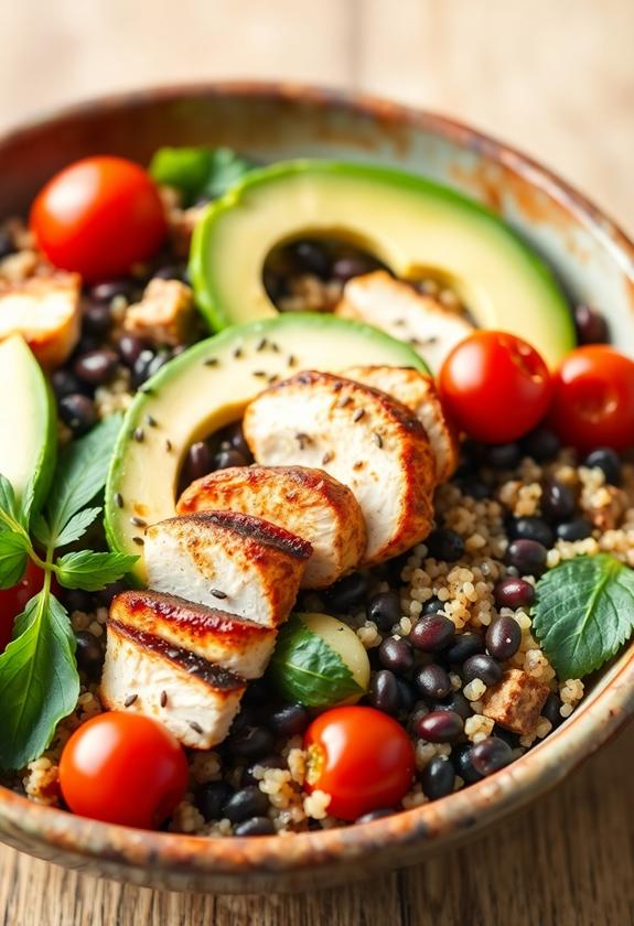 hearty lunch choices available