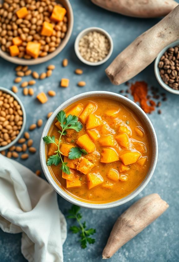 hearty sweet potato stew