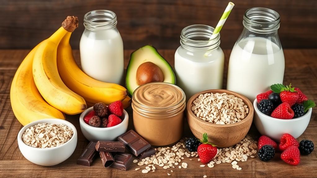 high calorie smoothie ingredients